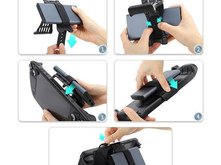 Steam Deck Charging Base For Mobile Power And Desktop Bracket - Black-1915196913112715272