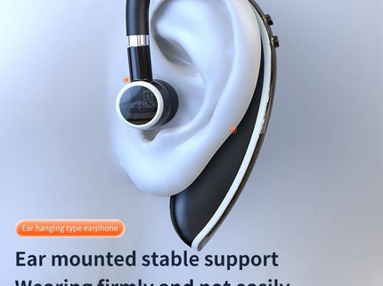 Universal Bluetooth Earphone - Single-Ear Rotating Black / White-1915196828530380803
