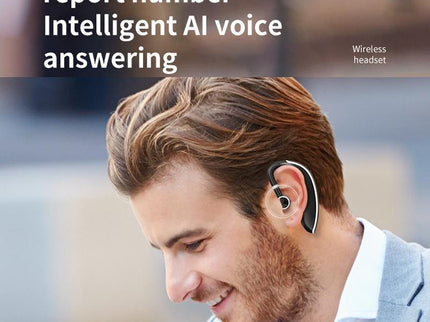 Universal Bluetooth Earphone - Single-Ear Rotating Black / White-1915196828530380804