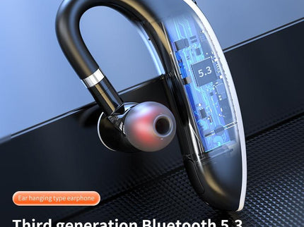 Universal Bluetooth Earphone - Single-Ear Rotating Black / White-1915196828530380808