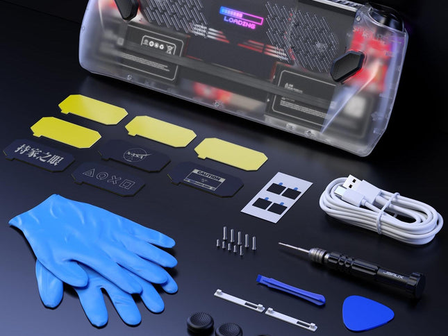 Jsaux Rgb Transparent Back Plate For Asus Rog Ally Console With Tool-1943465060303245313