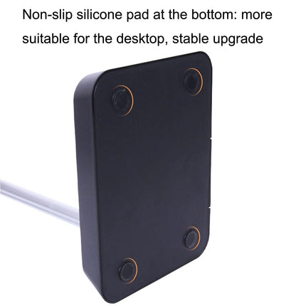 Max Hifylux Headphone Stand With Mobile Phone Holder And Storage Box - Black-1964932205193072644