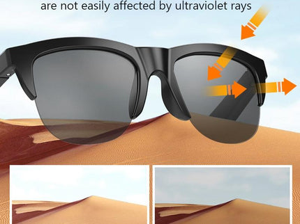 Bluetooth 5.3 Smart Sunglasses With Wireless Headset And Anti-Glare Protection-1915198294963916803