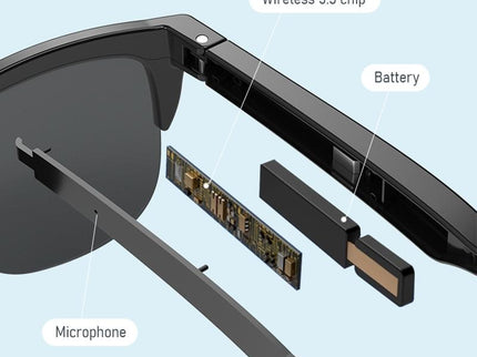 Bluetooth 5.3 Smart Sunglasses With Wireless Headset And Anti-Glare Protection-1915198294963916809