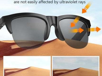 Bluetooth 5.3 Smart Sunglasses With Wireless Headset And Anti-Glare Protection-1915198115951022083