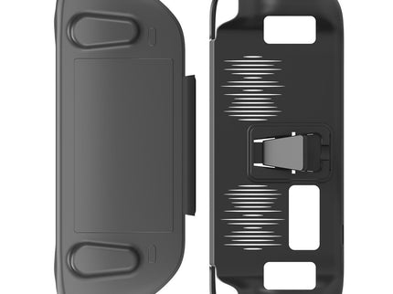 Steam Deck Protective Case & Cover Set With Bracket - Black-1915196946772004873