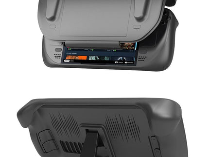 Steam Deck Protective Case & Cover Set With Bracket - Black-1915196946772004865
