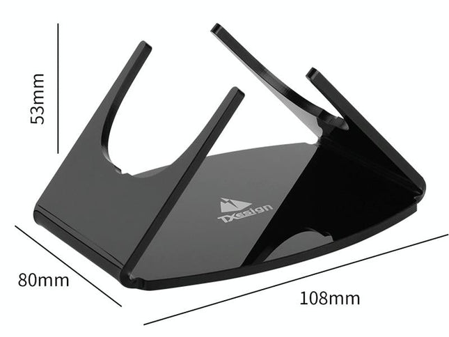Acrylic Desktop Stand For Jbl Clip 3 / 4 Speaker - Black-1915196909283315714