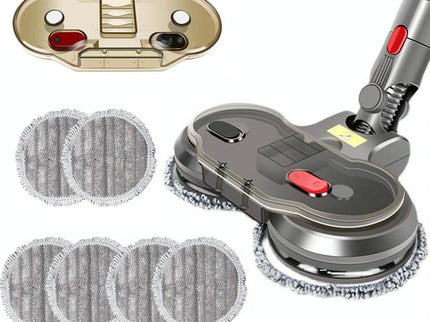 Electric Wet Dry Mopping Head With Water Tank For Dyson V15 - 6Pcs Rag-1915198253494833160