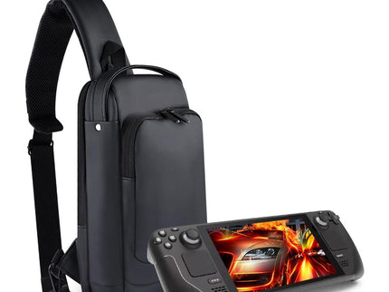 Steam Deck Crossbody Carry Bag - Black-1915196905344864262