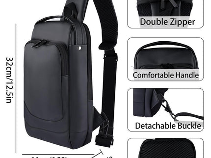 Steam Deck Crossbody Carry Bag - Black-1915196905344864259