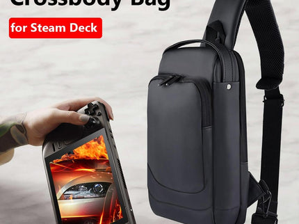 Steam Deck Crossbody Carry Bag - Black-1915196905344864261