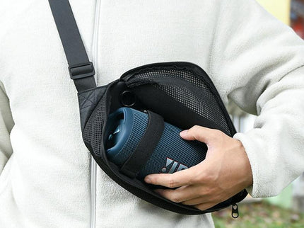 Bluetooth Speaker Messenger Bag For Jbl Flip / Ue Boom / Beats Pill - Black-1915196853897531400