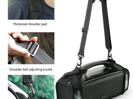 Protective Case For Tribit Stormbox Blast Speaker With Carrying Strap - Black-1915196917927776259