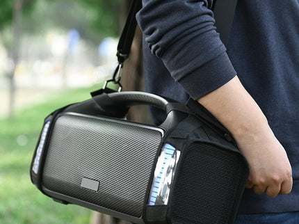 Protective Case For Tribit Stormbox Blast Speaker With Carrying Strap - Black-1915196917927776263