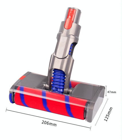 Soft Velvet Double Roller Floor Brush For Dyson Vacuum Cleaners-1915197171951603714