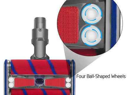 Soft Velvet Double Roller Floor Brush For Dyson Vacuum Cleaners-1915197171951603716