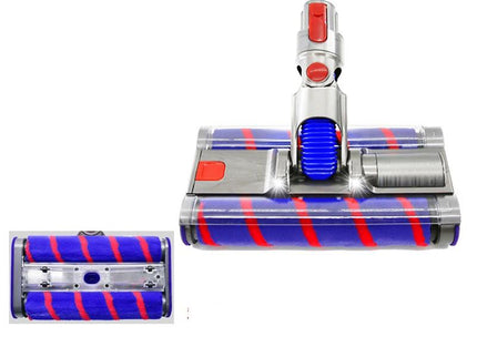 Double Roller Soft Velvet Floor Brush With Led For Dyson Vacs-1915197660483162118