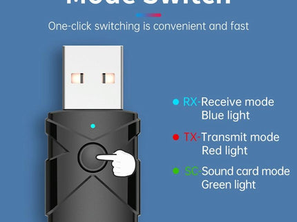 5-In-1 Usb Bluetooth 5.2 Car Receiver / Transmitter-1915197739776479240