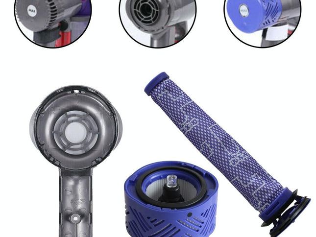 Rear Motor Cover & Filter Set For Dyson V6 Vacuum-1915198272172068865