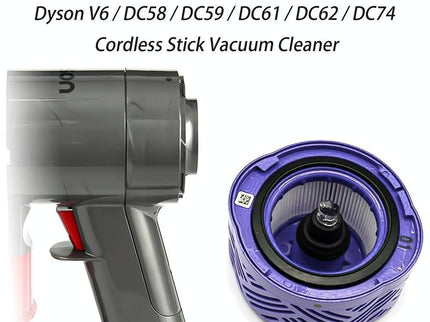 Rear Motor Cover & Filter Set For Dyson V6 Vacuum-1915198272172068868