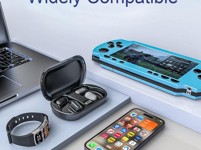 Wireless Earphones With Led Display And Noise Reduction-1915196898327793666