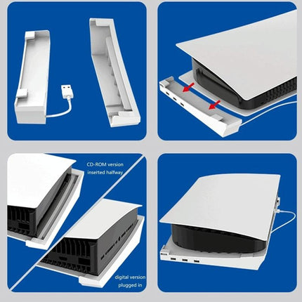 4-Port Usb Hub Base For Ps5 Horizontal Stand-1915197301094223878