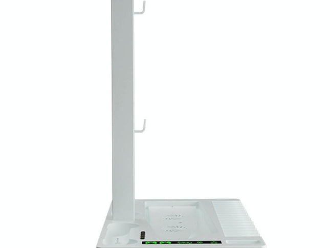 Ps5 Cooling Handle With Charging Base And Disc Storage Rack - White-1915197139391221761