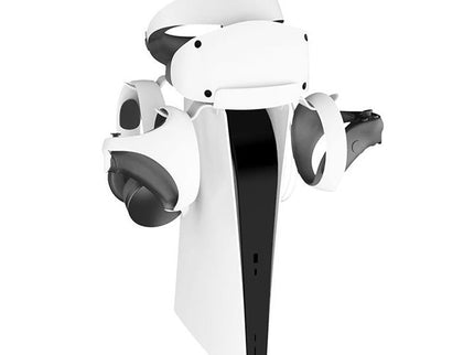 Ps5 / Psvr2 Headphone Storage Bracket With Charging Cable And Indicator Light - White-1915196964123840516