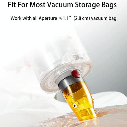 Universal Vacuum Suction Tip Adapter For Dyson Vacs - Yellow-1915196835811692547