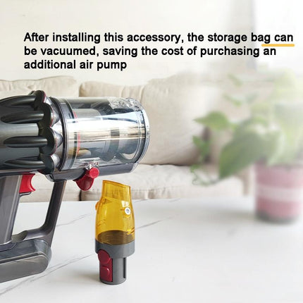 Universal Vacuum Suction Tip Adapter For Dyson Vacs - Yellow-1915196835811692549