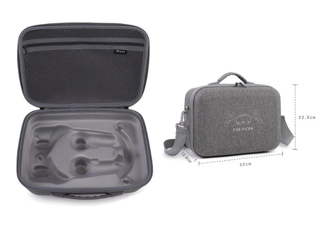 Compact Vr Storage Bag For Pico 4 - Hard Shell-1915197574793531393