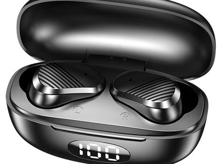 Wireless In-Ear Gaming Earphones With Digital Display - Black-1915196852702154752