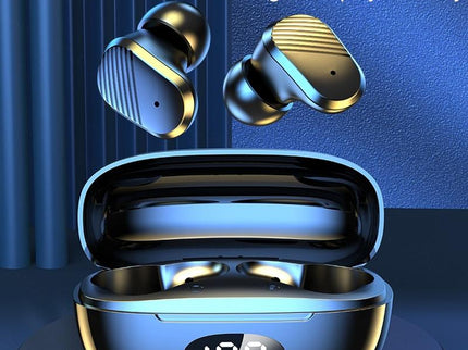 Wireless In-Ear Gaming Earphones With Digital Display - Black-1915196852702154753