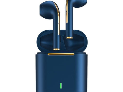 Wireless In-Ear Earphones With Long Battery Life - Bluetooth 5.0 Blue-1915196867487076360