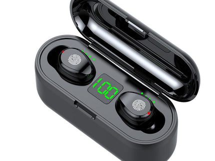 Wireless In-Ear Bluetooth Headset With Noise Reduction And Long Battery Life - Black-1915197147872104456