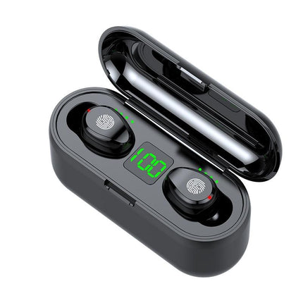 Wireless In-Ear Bluetooth Headset With Noise Reduction And Long Battery Life - Black-1915197147872104456