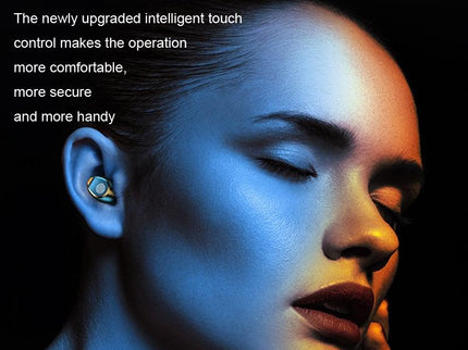 Wireless In-Ear Bluetooth Headset With Noise Reduction And Long Battery Life - Black-1915197147872104452