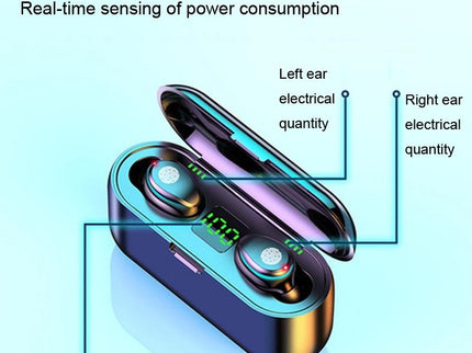 Wireless In-Ear Bluetooth Headset With Noise Reduction And Long Battery Life - Black-1915197147872104454