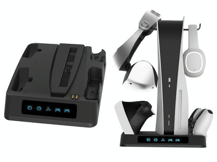 Multi-Functional Psvr2 / Ps5 Gamepad Charger With Display Light And Heat Dissipation Base-1915198148398157824
