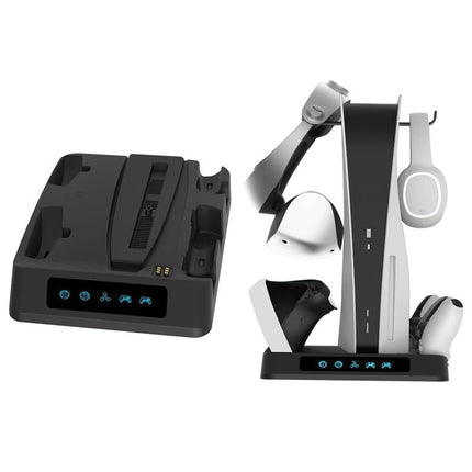 Multi-Functional Psvr2 / Ps5 Gamepad Charger With Display Light And Heat Dissipation Base-1915198148398157824