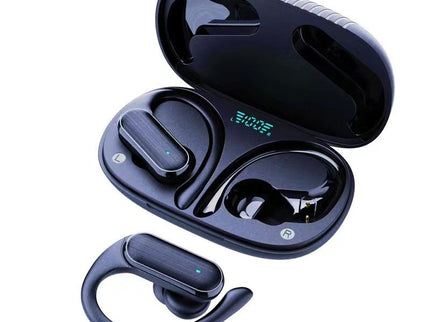 Wireless Noise-Cancelling Bluetooth Earbuds With Led Display - Blue-1915196694790803465