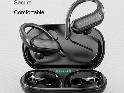 Wireless Noise-Cancelling Bluetooth Earbuds With Led Display - Blue-1915196694790803458