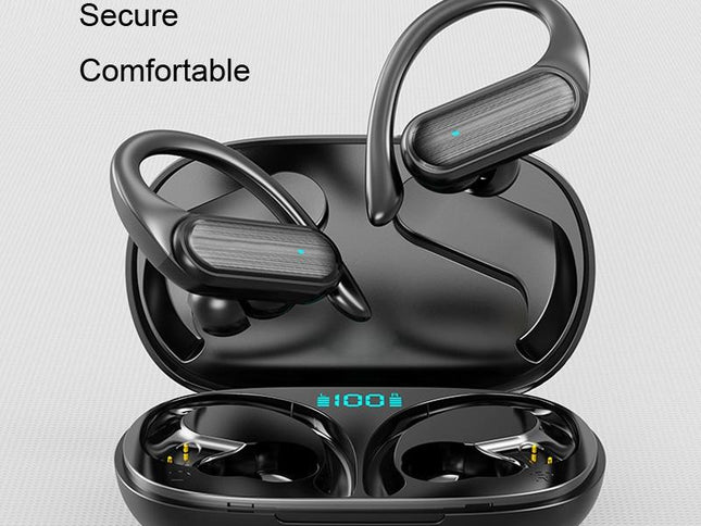 Wireless Noise-Cancelling Bluetooth Earbuds With Led Display - Blue-1915196694790803458