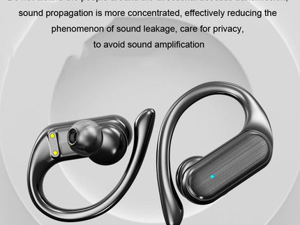Wireless Noise-Cancelling Bluetooth Earbuds With Led Display - Blue-1915196694790803459