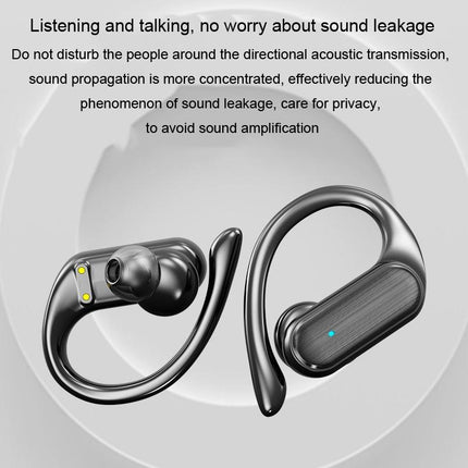 Wireless Noise-Cancelling Bluetooth Earbuds With Led Display - Blue-1915196694790803459