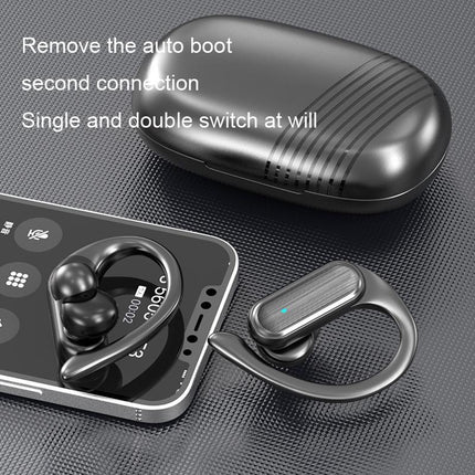Wireless Noise-Cancelling Bluetooth Earbuds With Led Display - Blue-1915196694790803461