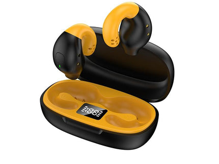 Wireless Ear Clip Bluetooth Headset With Led Display - Noise Reduction-1915196861329838080