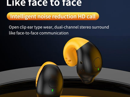 Wireless Ear Clip Bluetooth Headset With Led Display - Noise Reduction-1915196861329838083