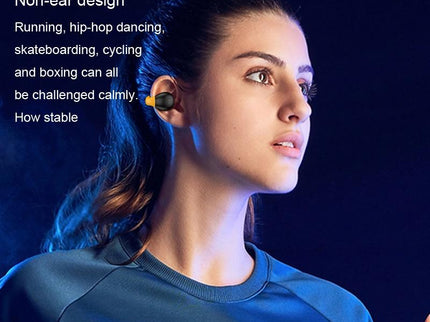 Wireless Ear Clip Bluetooth Headset With Led Display - Noise Reduction-1915196861329838089